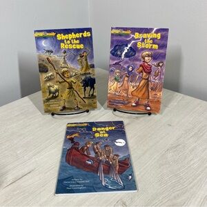 Gospel Time Trekkers Books 1-3 Maria Grace Dateno PB Kids Reading Christian